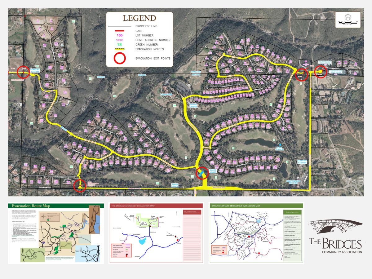 The Bridges Evacuation Maps